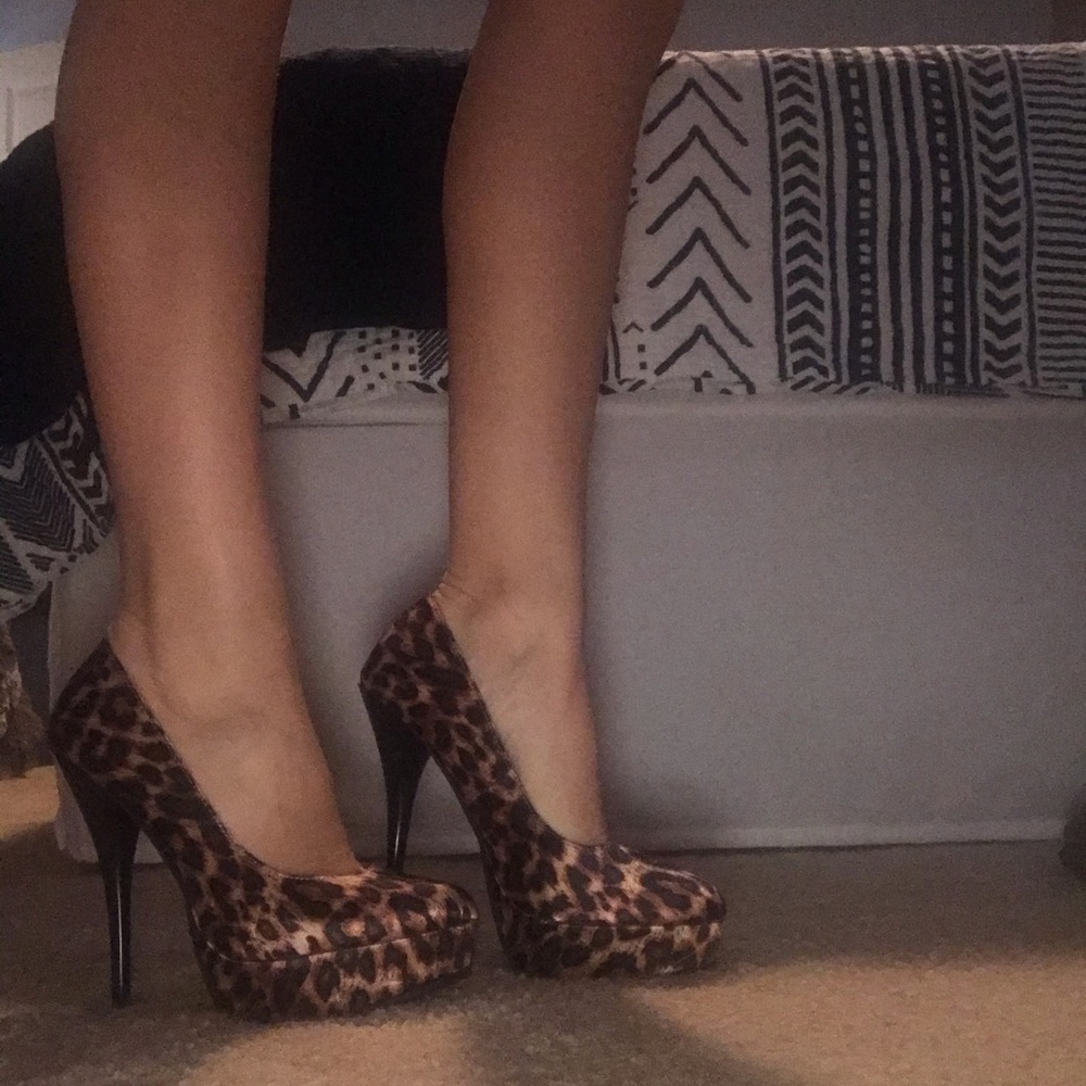 Leopard Heels